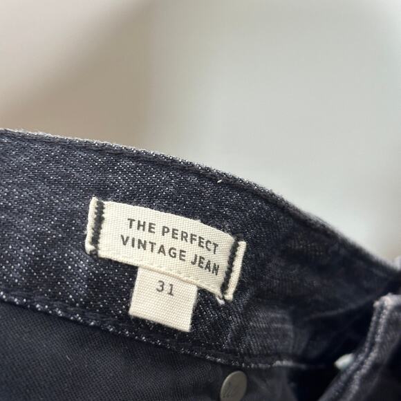 MADEWELL The Perfect Vintage Jean in Roxstone Wash Knee-Rip Edition Sz 31 {3Y38} - Picture 6 of 8